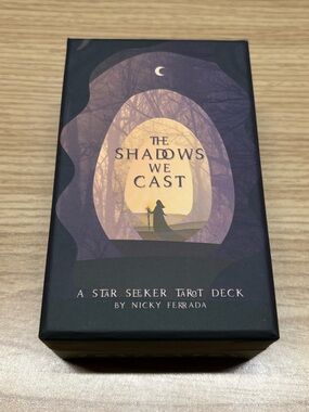 The Shadows We Cast Tarot Deck - Purple & Gold Box